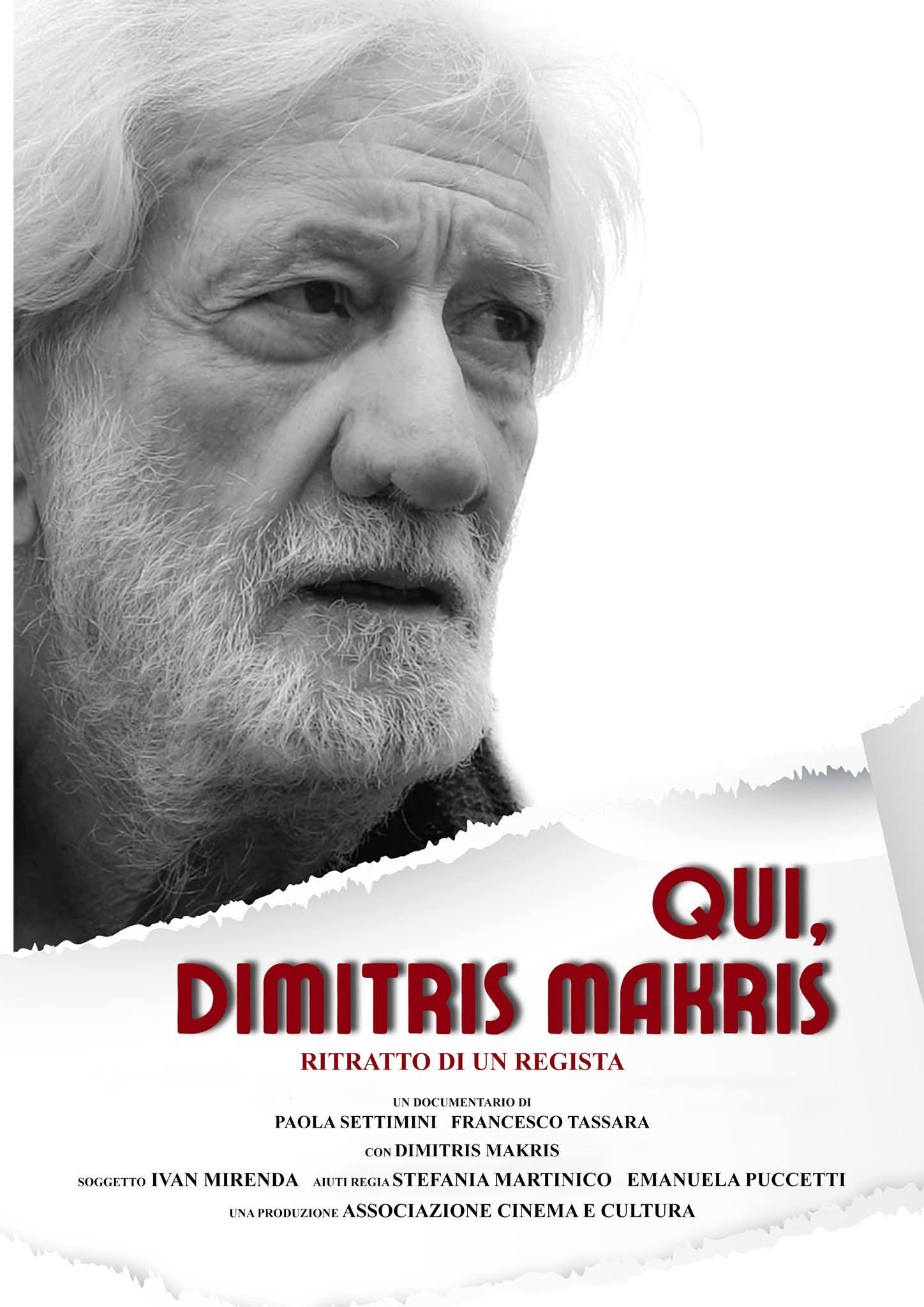 Locandina documentario Dimitris Makris
