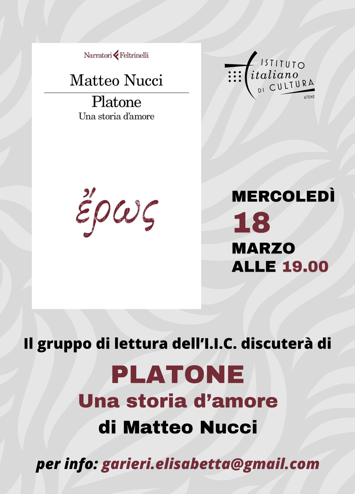 Gruppo di lettura 18 marzo