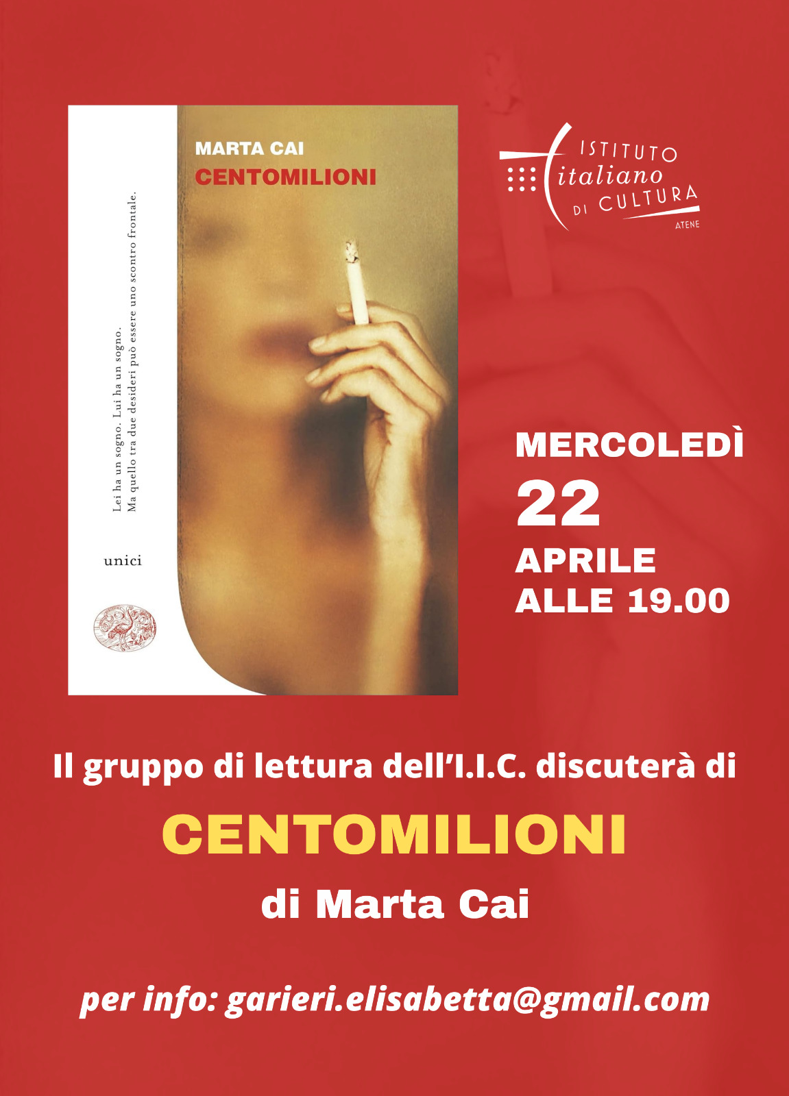 Gruppo di lettura 22 aprile