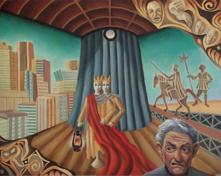 7 -ENRICO IV (2026) – λάδι σε μουσαμά – olio su tela – 80×100 cm.